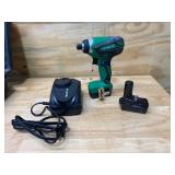 HITACHI WH10DFL2 Cordless Impact Driver Kit, 12 V, Lithium-Ion, 0 - 3200 bpm (2 batteries, charger and case included)