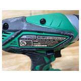 HITACHI WH10DFL2 Cordless Impact Driver Kit, 12 V, Lithium-Ion, 0 - 3200 bpm (2 batteries, charger and case included)