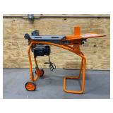YARDMAX 5-Ton Electric Log Splitter with Stand and Log Tray 15Amp