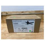 HAMPTON BAY Campbell 52 in. LED Indoor Mediterranean Bronze Ceiling Fan with Light Kit and Remote Control