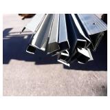 Lot of (12) 1/2" Sheetrock J-Channels and (6) Sheetrock Corners - All 8