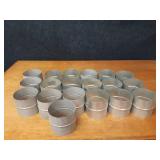 Lot of (19) 5" Galvanized Air Duct Couplers