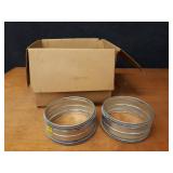 Lot of (7) 8" Spiral Duct Couplers