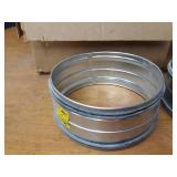 Lot of (7) 8" Spiral Duct Couplers