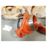 NEW Lot of 4 Victaulic 6" x 4" Mechanical T Outlets