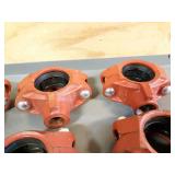 NEW Lot of 5 Victaulic 2-1/2" Mechanical T Outlets