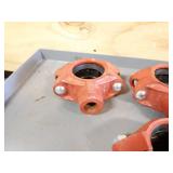 NEW Lot of 5 Victaulic 2-1/2" Mechanical T Outlets