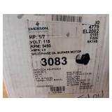 *NEW* Emerson Oil Burner Electric Motor - 1/7 HP - 1 Phase