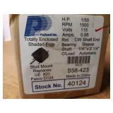 *NEW* Packard Inc Electric Motor - 1/50 HP - 1 Phase