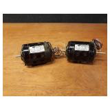 (2) SCM Kleinschmidt 1/30 HP 1 Phase Electric Motors