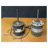 (2) Electric Motors 3/4 to 1/5 HP