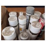 Box of Assorted Spray Paint