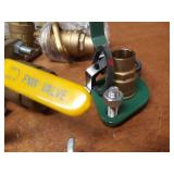 Large Lot of Brass Valves - Webstone, Bell & Gossett and More