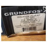 (3) Grundfos Dielectric Isolation Valve Kits 1/2" & 1-14" NPT