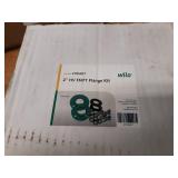 Lot of 2" NPT to 3/4" NPT Pipe Flange Kits