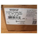 Lot of 2" NPT to 3/4" NPT Pipe Flange Kits