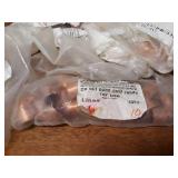 Large Lot of 50+ Copper Pipe Fittings "Cleaned for Oxygen Service"