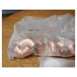 Large Lot of 50+ Copper Pipe Fittings "Cleaned for Oxygen Service"