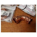 Large Lot of 45+ Conex MaxiPRO Copper Refrigeration Fittings