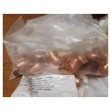 Large Lot of 40+ Copper Pipe Fittings "Cleaned for Oxygen Service"