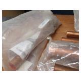 Lot of (5) Beacon Medical Gas 1-1/4" Brass / Copper Shut Off Valves