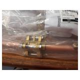 Lot of (2) Beacon Medical Gas 1/2" Brass / Copper Shut Off Valves, "Oxygen Service" Copper Fittings and More