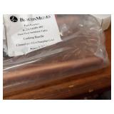 Lot of (2) Beacon Medical Gas 1/2" Brass / Copper Shut Off Valves, "Oxygen Service" Copper Fittings and More