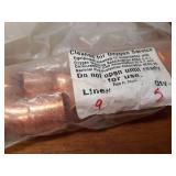 Large Lot of 40+ Copper Pipe Fittings "Cleaned for Oxygen Service"