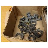 Lot of Assorted Pipe Clamps - 1/2" up to 1-1/2"