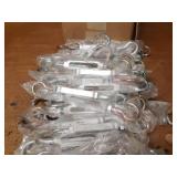 Lot of (45) Aluminum Turnbuckles w/ Steel Threaded Hooks