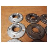 Lot of (14) 1-1/4"  NPT Floor / Ceiling Pipe Mounts