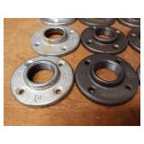 Lot of (14) 1-1/4"  NPT Floor / Ceiling Pipe Mounts
