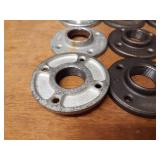 Lot of (14) 1-1/4"  NPT Floor / Ceiling Pipe Mounts