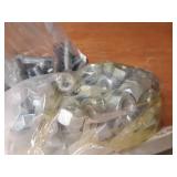 Large Lot of 3/4" & 5/8" Nuts and Bolts