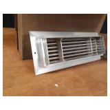 Case of (6) Aluminum Vent Covers - Fits Duct 12" x 4"