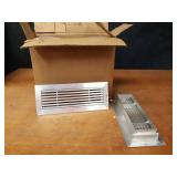 Case of (6) Aluminum Vent Covers - Fits Duct 12" x 4"