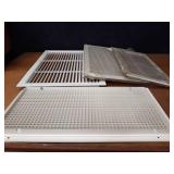 Lot of (4) Duct Grates 20x10, 24x12, 24x16