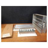 Lot of (4) Duct Grates & Dampers 22x12, 24x6, 24x16, 14x6