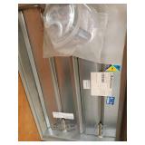 Lot of (4) Duct Grates & Dampers 22x12, 24x6, 24x16, 14x6