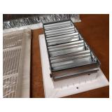 Lot of (8) Duct Grates 30x10, 14x8, 18x8, 12x6 and More
