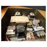 Lot of (30) NIBCO Copper Fittings (Cleaned for Oxygen Use) and Bin of Transformers