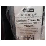 Lot of (4) MERV 16 Air Filters 16x26x5