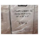 Lot of (5) MERV 16 Air Filters 20x20x6