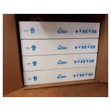 Lot of (4) MERV 8 Air Filters 20x24x4