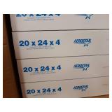 Lot of (6) MERV 8 Air Filters 20x24x5