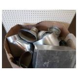 Large Box of Assorted Ductwork and More