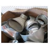 Large Box of Assorted Ductwork and More