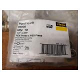 Lot of (50) Viega PureFlow Pex Press Fittings 1/2" x 3/8"