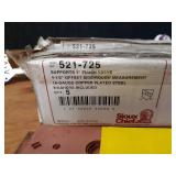 Lot of Copper Plated Pipe Carrier Brackets - Sioux Chief