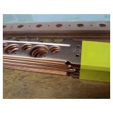 Lot of Copper Plated Pipe Carrier Brackets - Sioux Chief